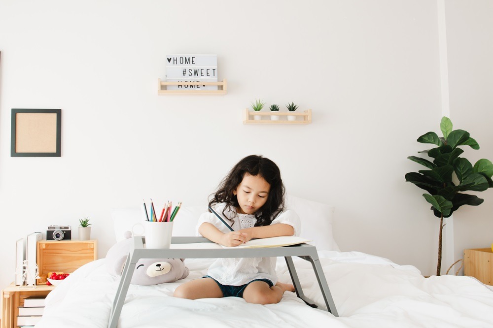 education friendly bedroom for kids