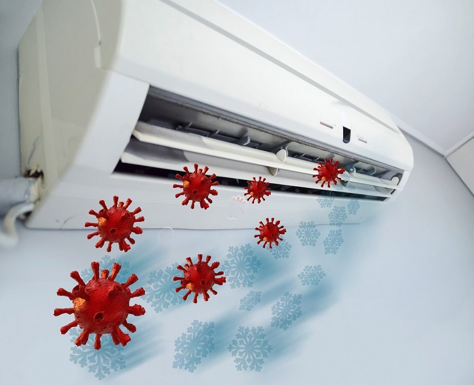 coronavirus spread by air conditioner