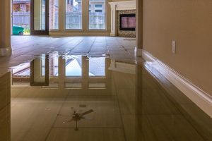 flooded home
